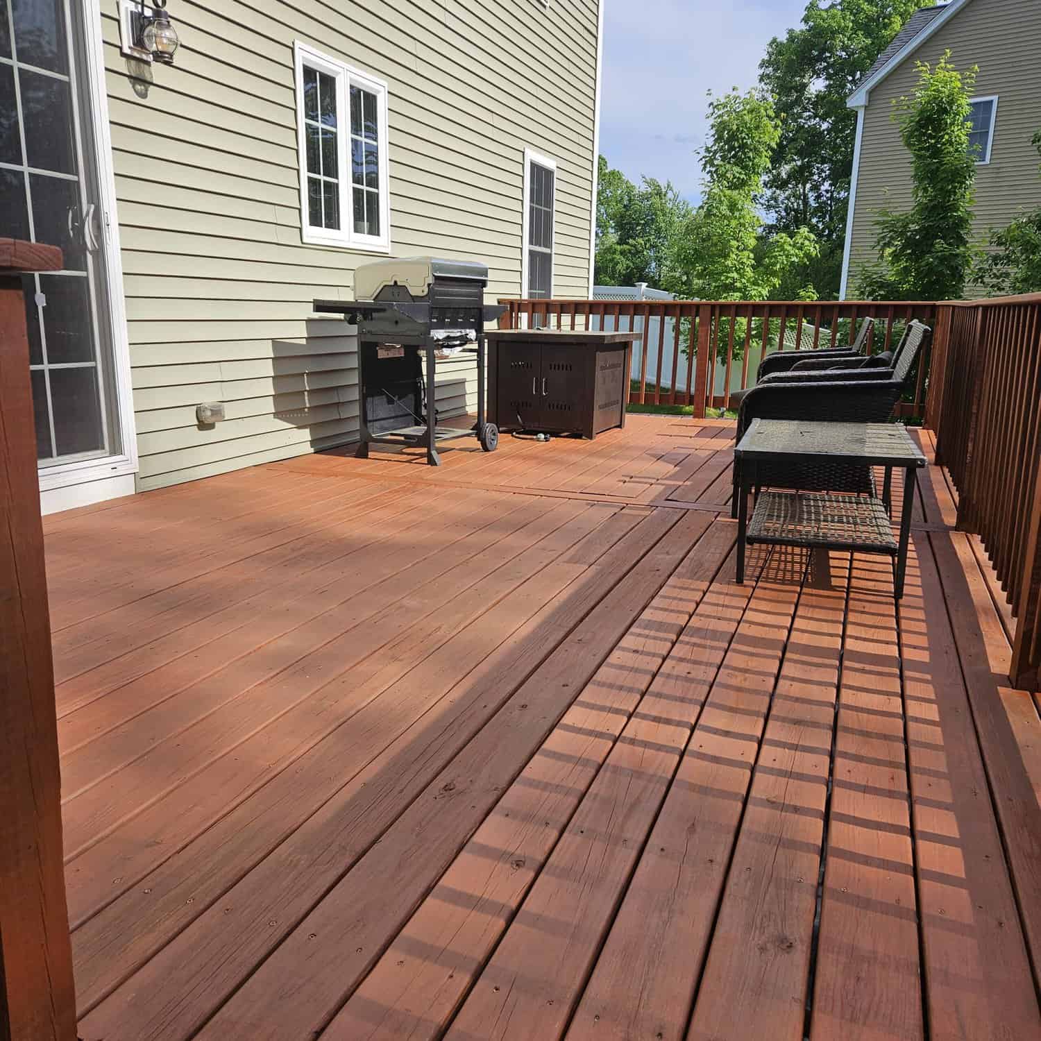 Deck painting