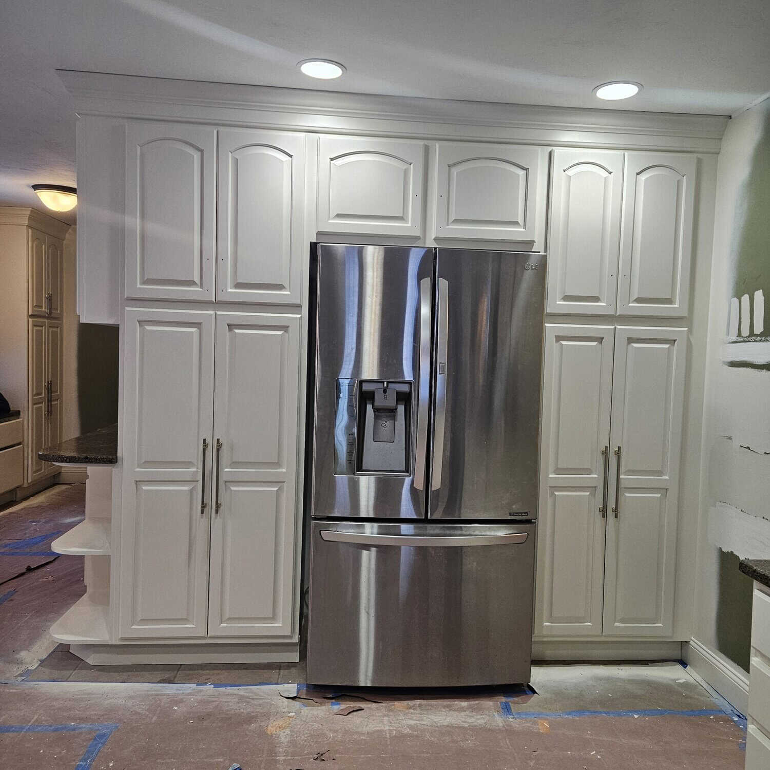 Cabinet Refinishing Project in Charlton, MA