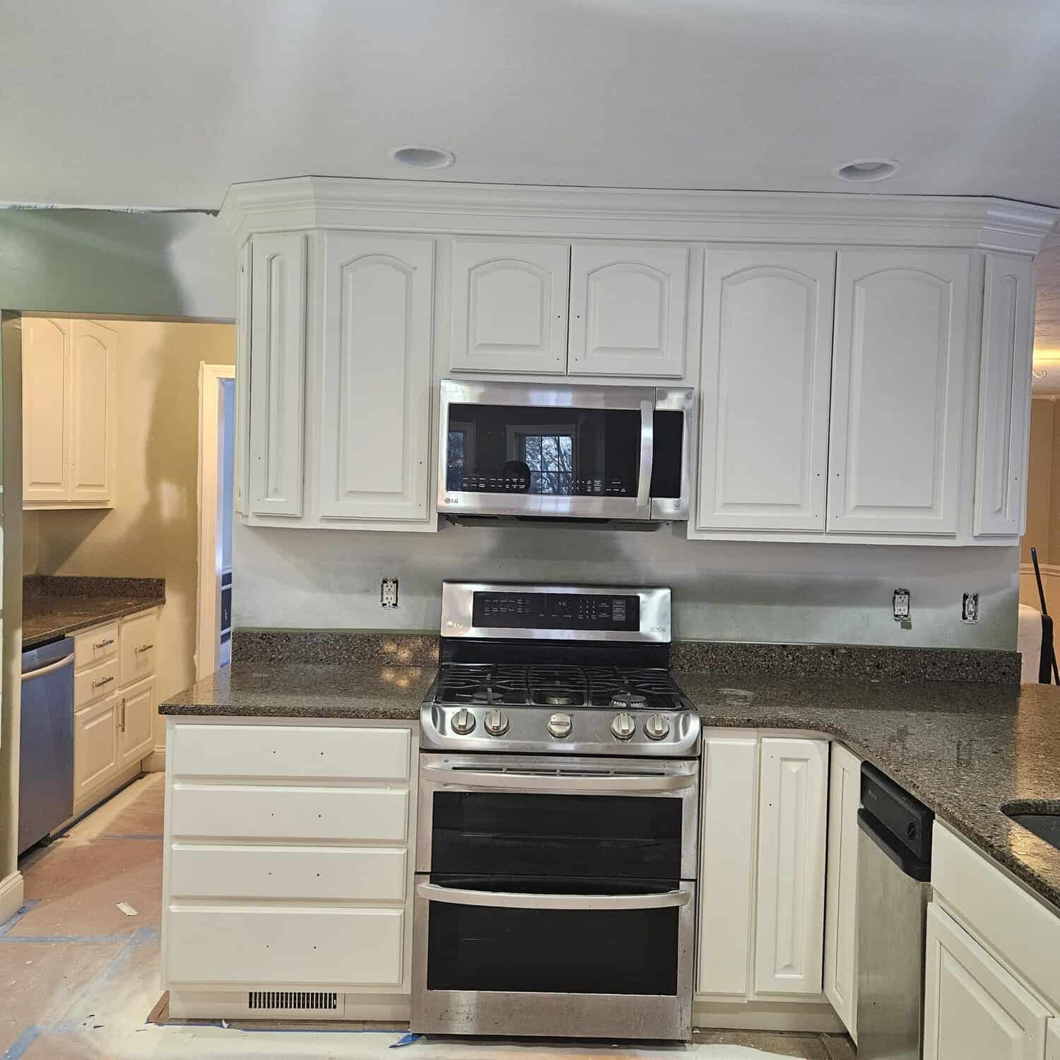 Cabinet Refinishing Project in Charlton, MA