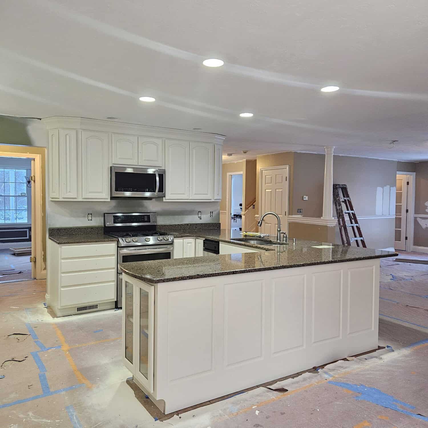 Cabinet Refinishing Project in Charlton, MA